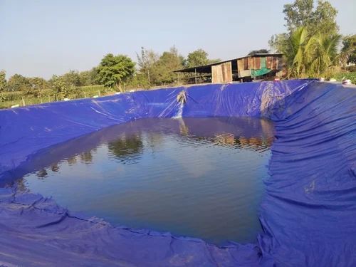 Dark Blue HDPE Pond Liner Sheet 6 Ft X 12 Ft