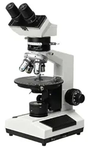 100x Student Polarising Microscope, Color : Black White for Educational