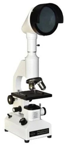 200x Advance Projection Microscope, Color : White Black