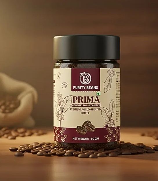 50gm Purity Beans Prima Premium Instant Coffee