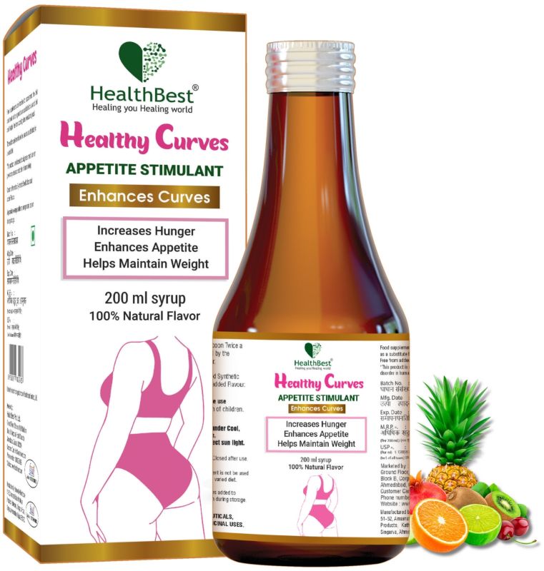 Healthbest Healthy Curves Weight Gain Syrup