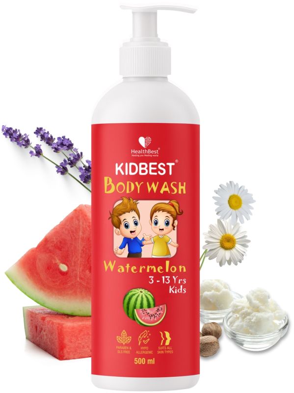 Healthbest Kids 500ml Watermelon Scent Gentle Body Wash