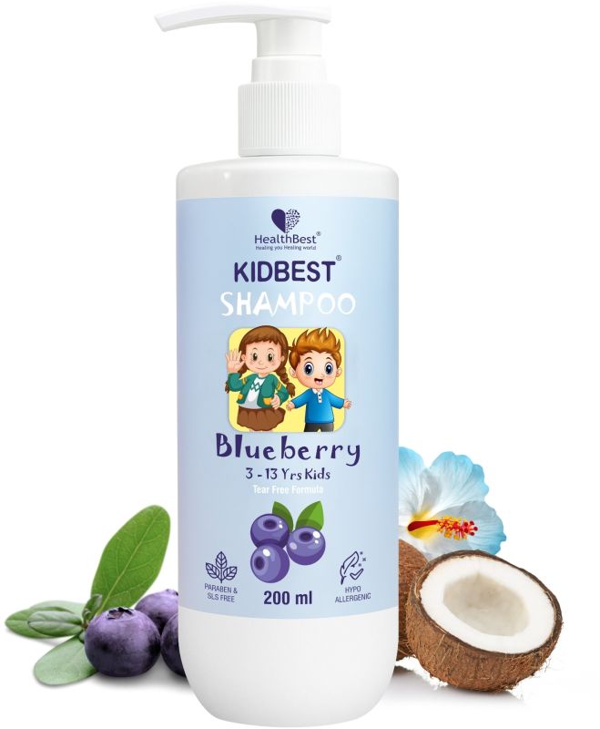 Healthbest Kids Gentle Cleansing Blueberry Shampoo