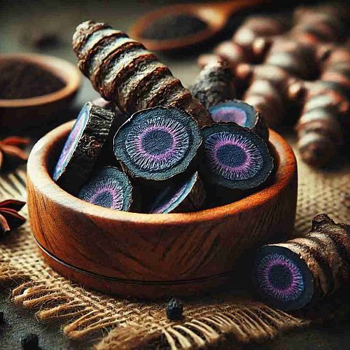 Black Turmeric Rhizomes