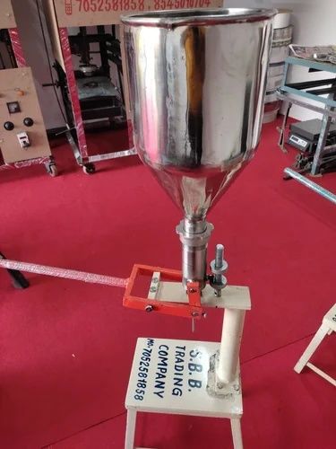 Manual Mild Steel Mechanical Chuna Filling Machine