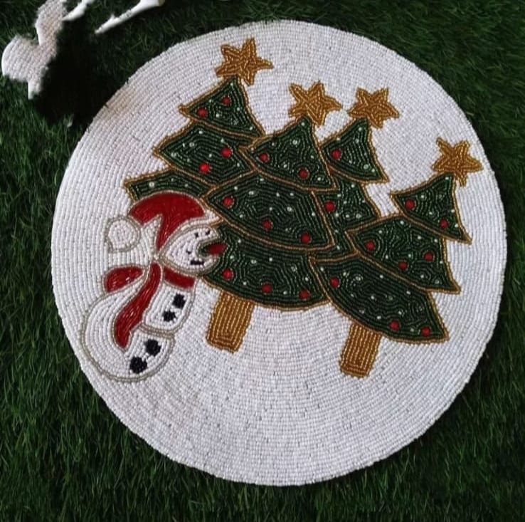 Christmas Tree Embroidered Placemat