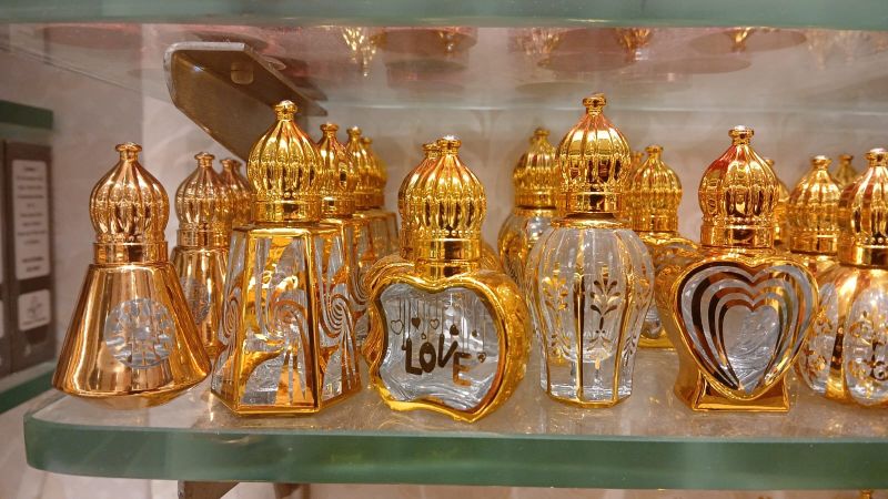 Fancy Attar Glass Bottle