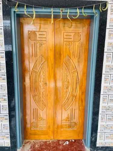 84 Inch Teak Wood Door