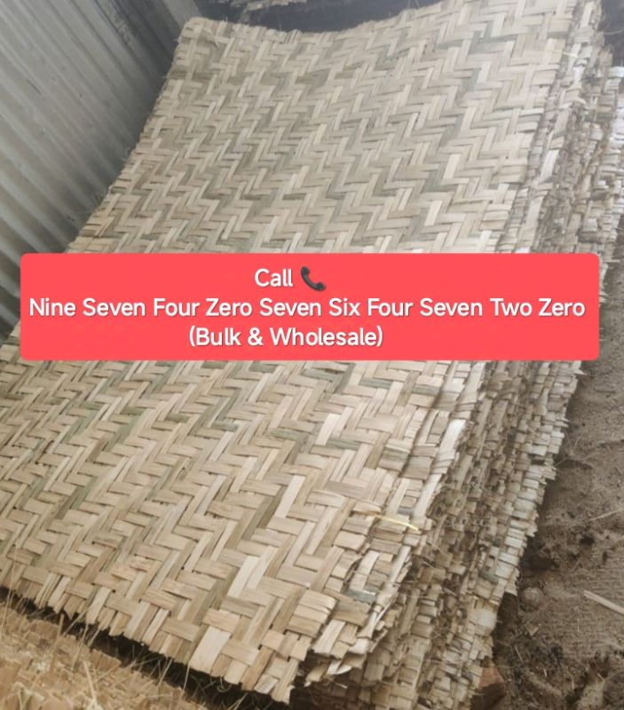 bamboo handicraft chatai