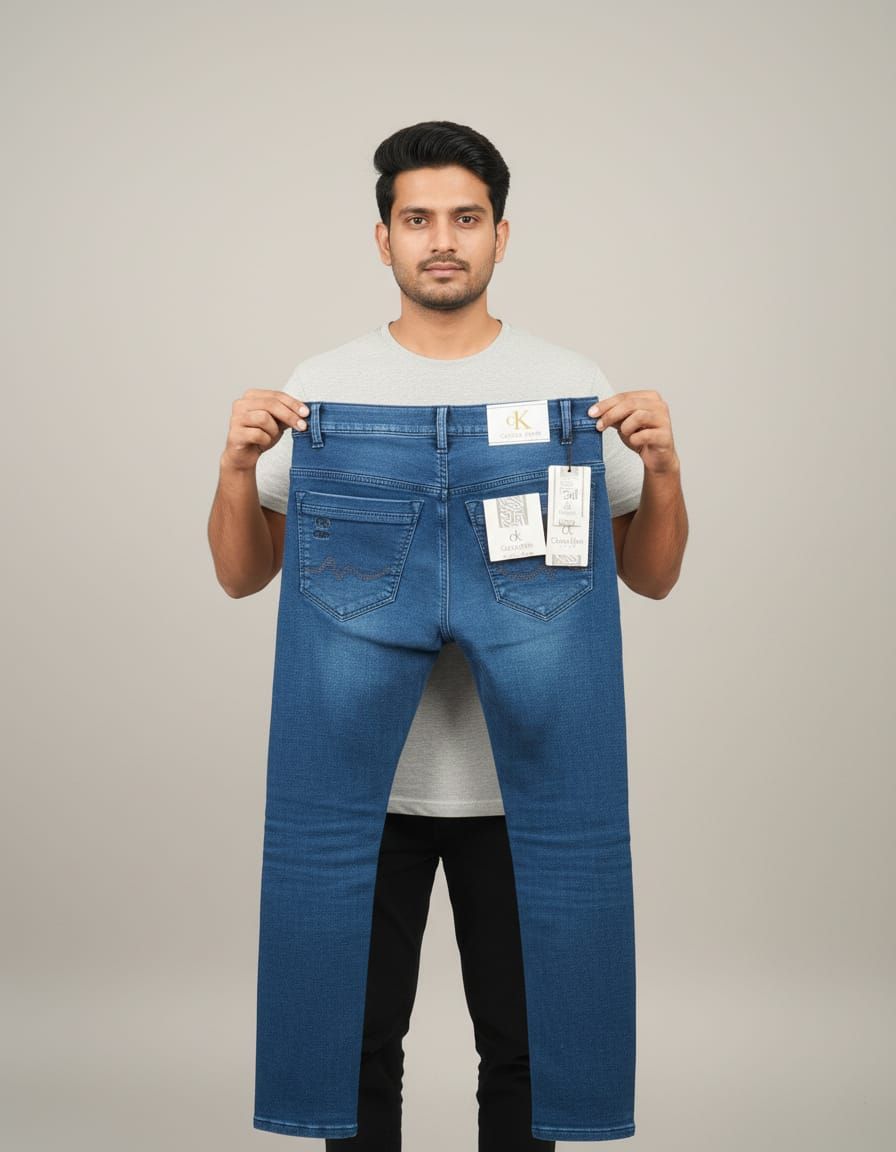 Mens Blue Denim Jeans