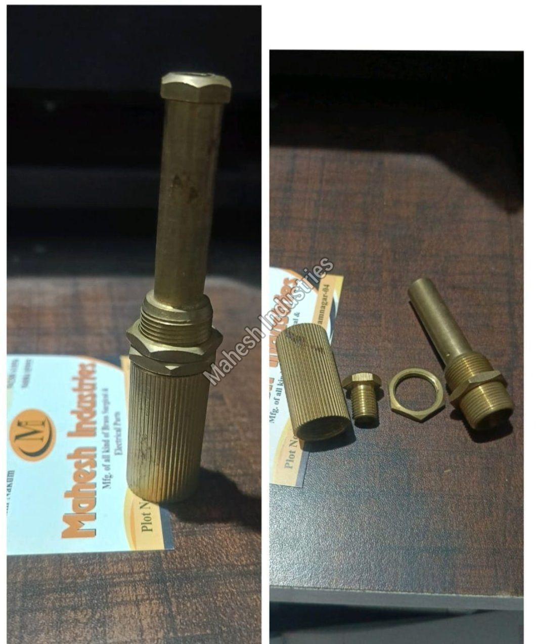 Golden Round Brass Plug