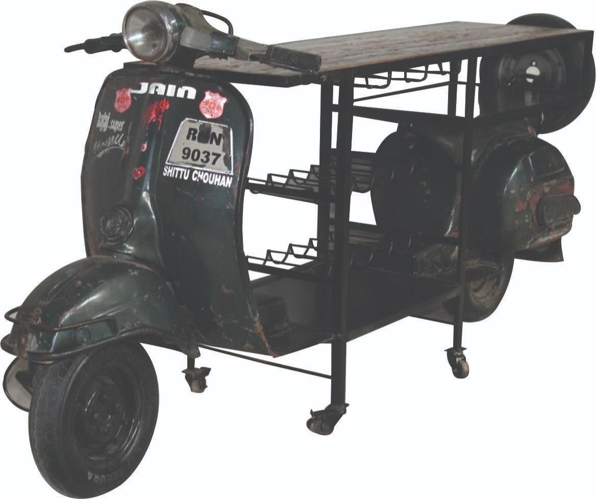 Scooter Style Bar Cabinet