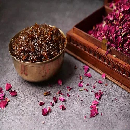 Rose Petal Jam Gulkand, Packaging Type : Jar