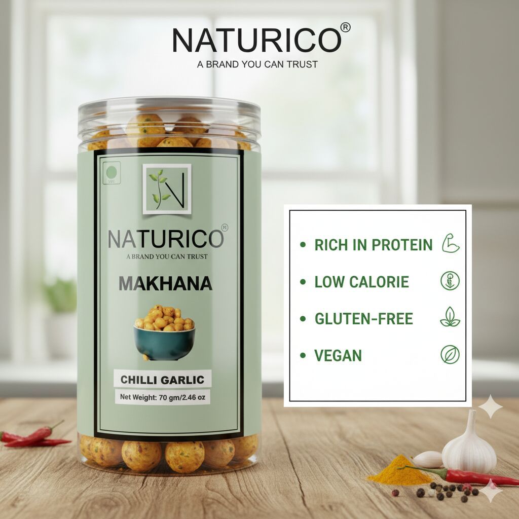 Naturico Makhana - Chilli Garlic