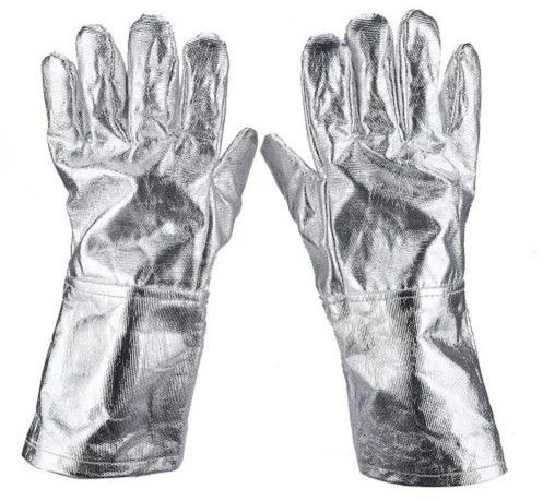 Nylon Flame Retardant Gloves, Color : Grey Standard for Industrial