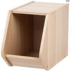 Wood Polished Stacking Office Cabinet, Color : Brown