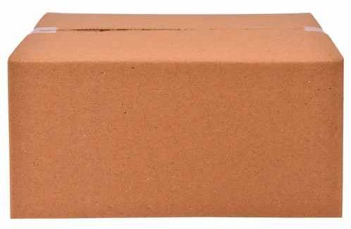 Cardboard Industrial Corrugated Box, Color : Brown