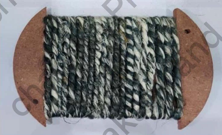 Dual Tone Dyed Jute Two Ply Handcrafted Yarn