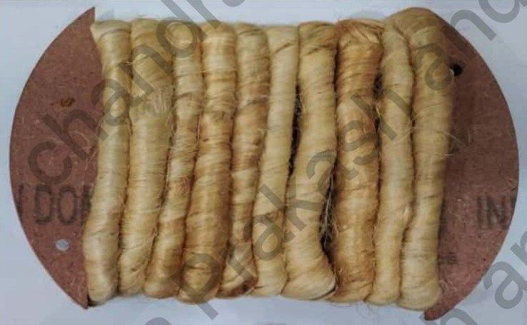 Golden Jute Coil Overlap Handspun Yarn