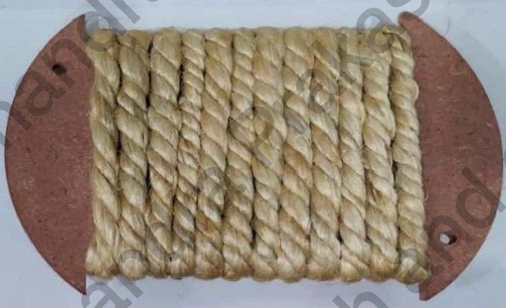 Honey Shade Jute 3 Ply Handspun Yarn