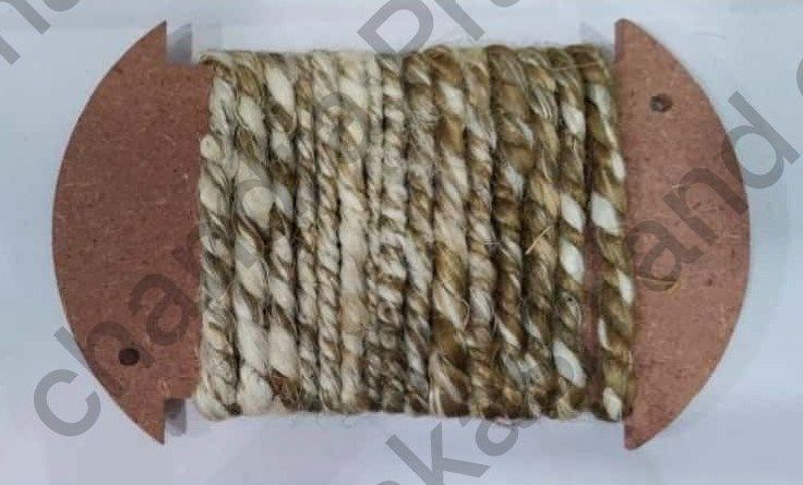 Melange Jute 2 Ply Thick Handspun Yarn