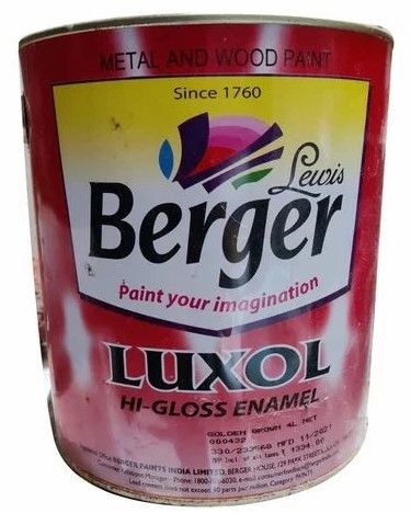 1L Berger Luxol High Gloss Enamel Wooden Paint
