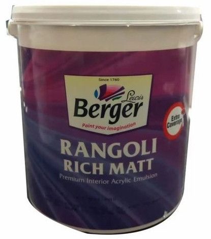 Berger Rangoli Rich Matt Premium Interior Acrylic Emulsion Paint