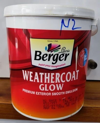 Berger Weathercoat Glow Premium Exterior Smooth Emulsion Paint