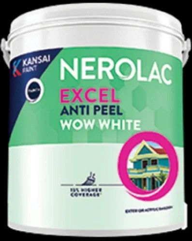 Nerolac Excel Antipeel Wow White Exterior Emulsion Paint