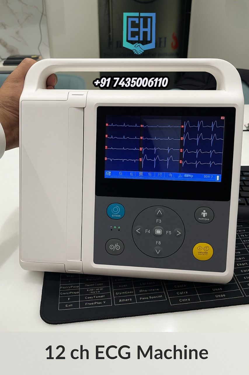 12 CH ECG Machine