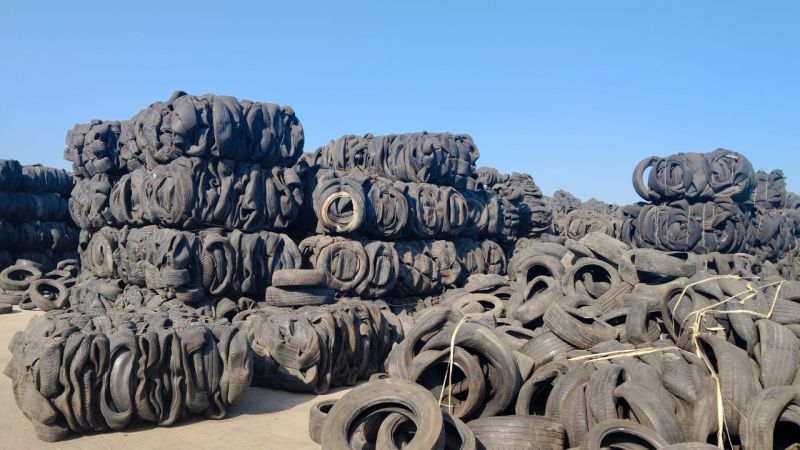 Baled Tyre Scrap