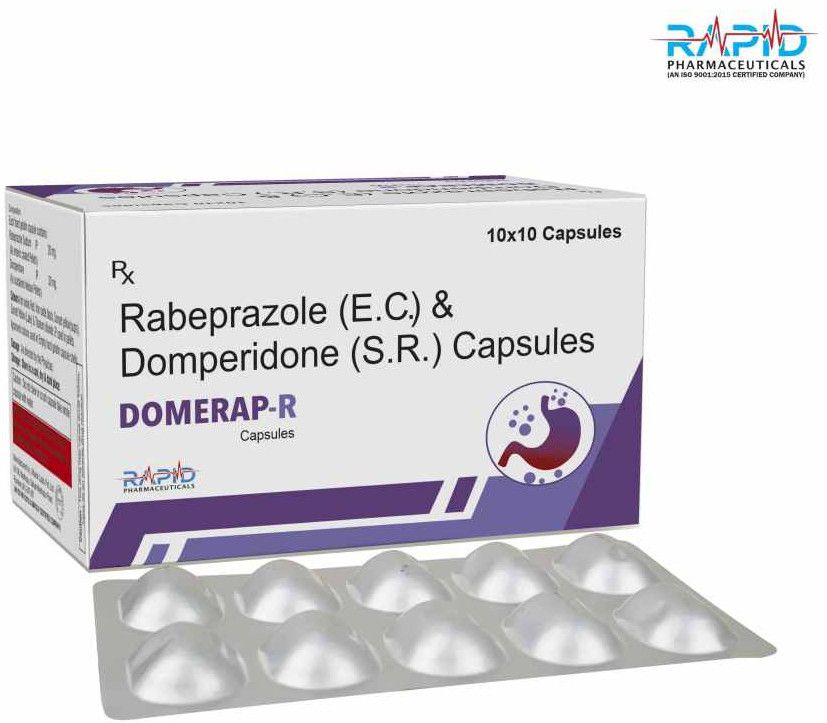 Domerap R Rabeprazole Sodium Domperidone Capsule