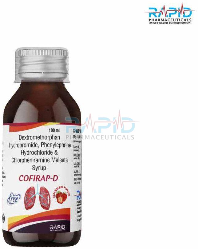Cofirap D Dextromethorphan Hydrobromide Phenylephrine Hydrochloride Chlorpheniramine Cough Syrup