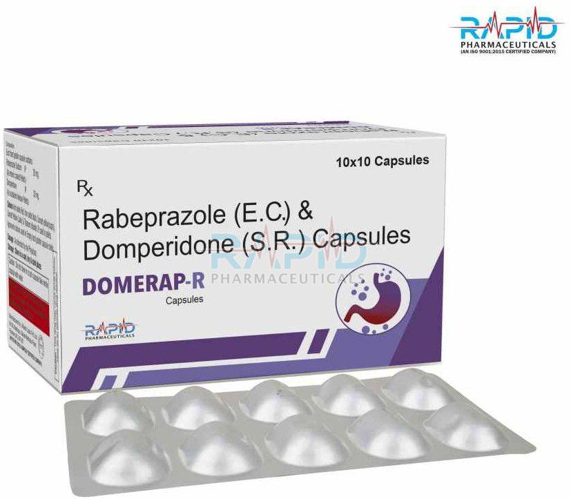 Domerap R Rabeprazole Sodium Domperidone Capsule