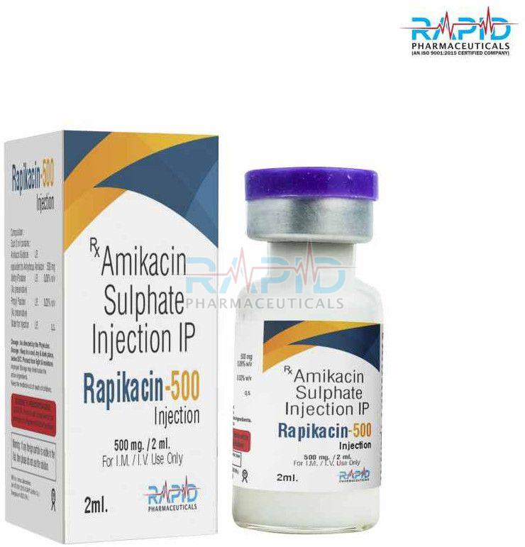 Rapikacin 500mg Amikacin Sulphate Injection