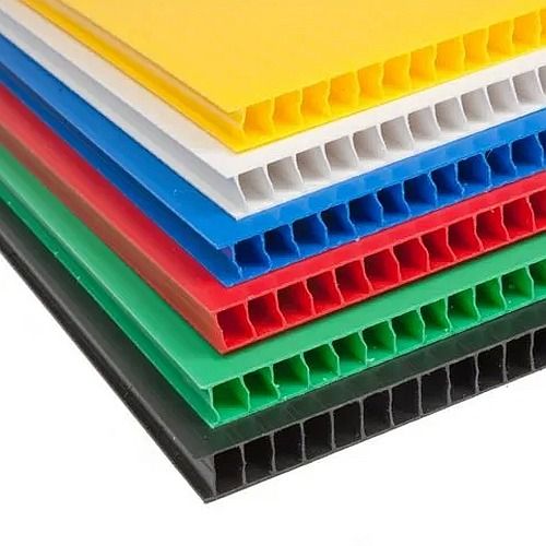 Polypropylene Corrugated Sheet, Color : Multicolor