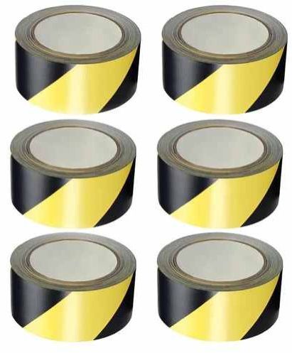 Vinyl Floor Marking Self Adhesive Tape, Color : Yellow Black