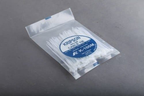 Krypson Nylon Cable Tie, Color : White
