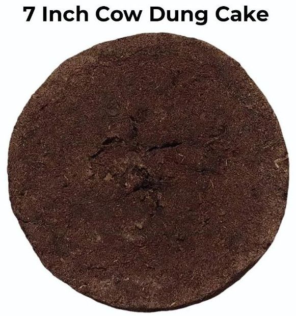 7 Inch Cow Dung Cake