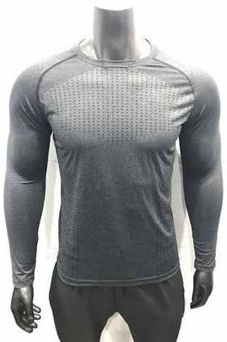 Round Neck Full Sleeve Men Sports T Shirt