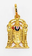 22KT New Design Gold Balaji Pendant Plain