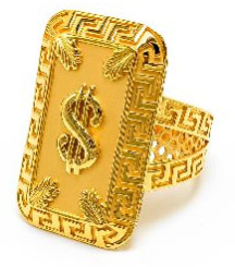 22KT New Design Gold Gents Bahubali Ring