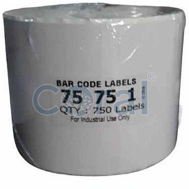 75x75mm Plain Barcode Label Roll