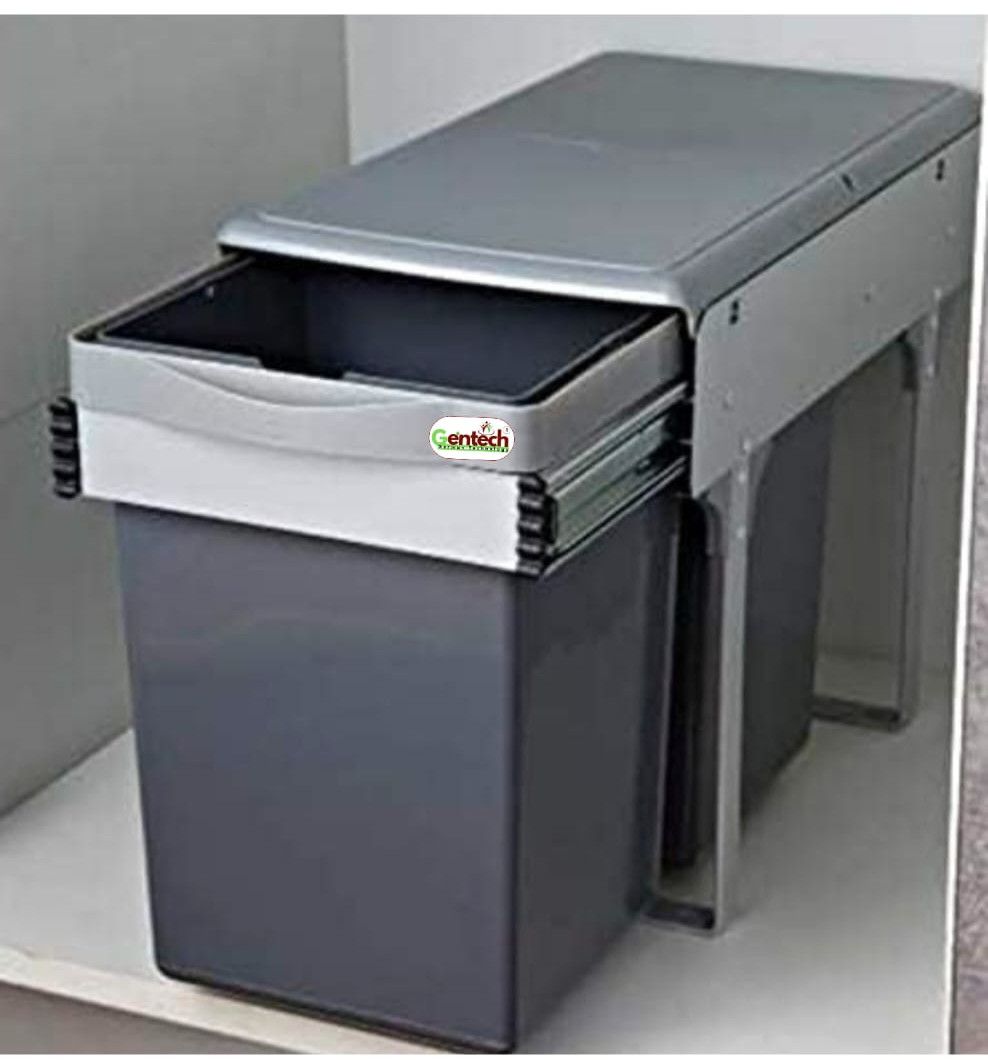 22L Pull Out Double Waste Bin
