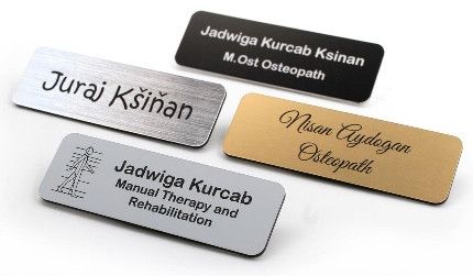 Customized Name Badges