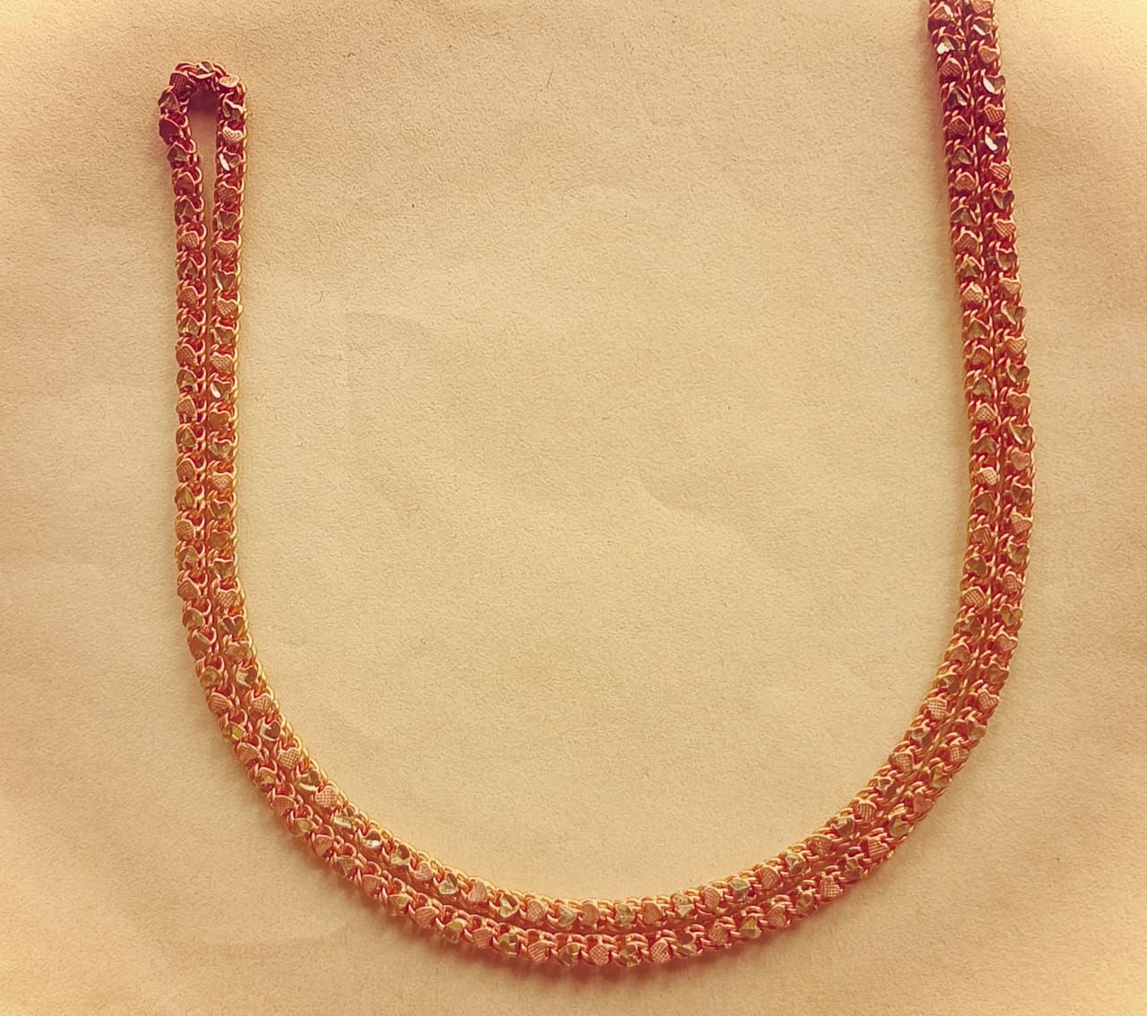 Necklace Copper Hollow Men Chain