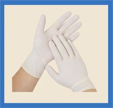 White Latex Surgical Gloves Small to Large, Packaging Type : Box