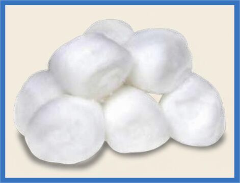 White Surgical Cotton Ball, Packaging Type : Steralized Bag