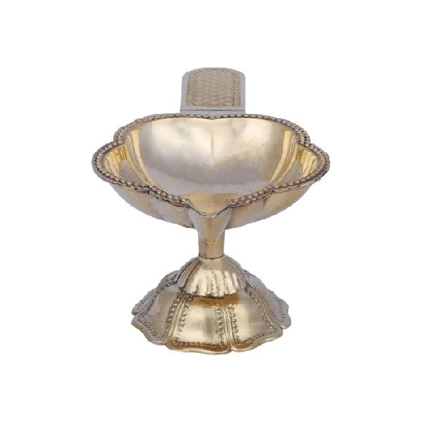 Manual Coated Brass Lakshmi Aarti - Incense Burner Weight: 0.12 Kg