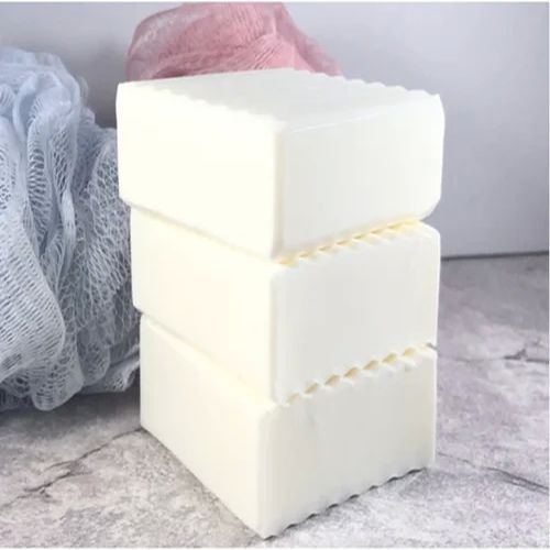 Powdered Milk Organic Soap, Color : White for Bathing